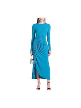 Givenchy Azure Turquoise Blue Midi Dress Size 4 (40)